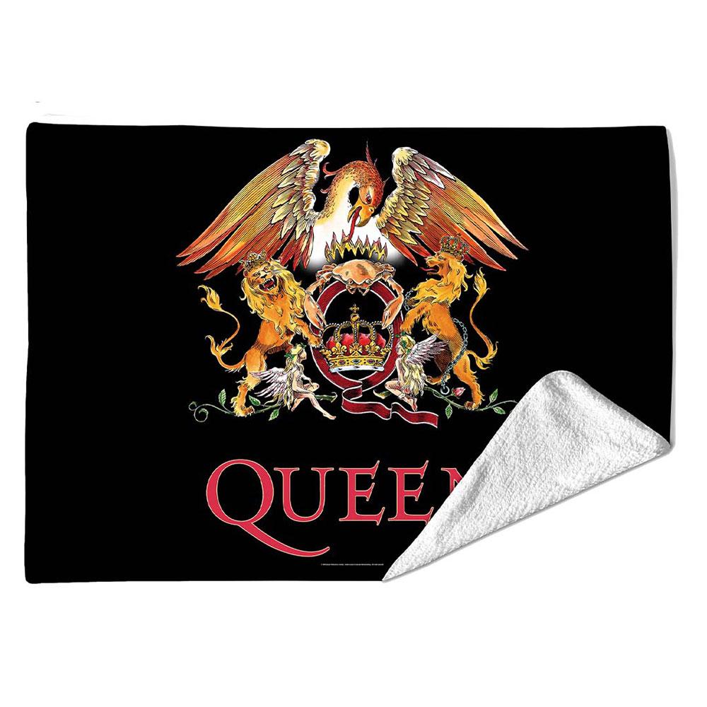 Rocksax Queen - Crest Blanket - Black/Multicolours